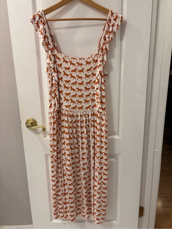 kate quinn Dresses & Skirts - kate quinn Horse Motif Sleeveless Midi Dress Bamboo Viscose Plus size XXL